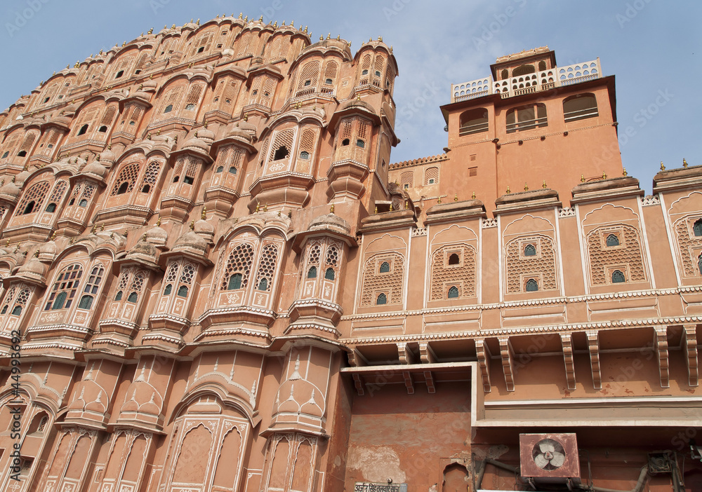 Palace of Winds, northern India. Jaipur, Rajasthan, India.