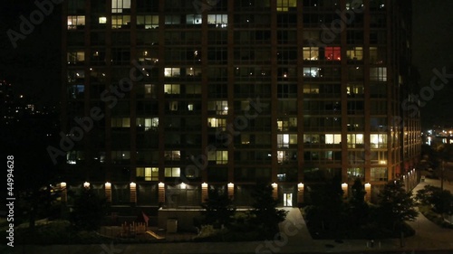 Wallpaper Mural New York by night Skyline building lights Torontodigital.ca