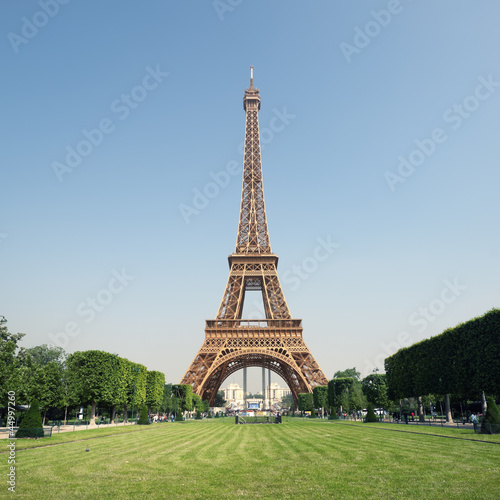 The Eiffel Tower in Paris  France.
