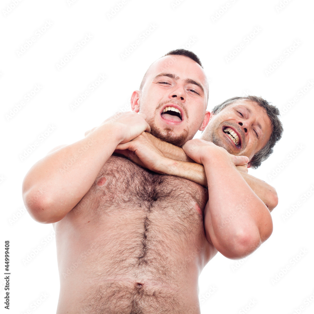 Fototapeta premium Men wrestling