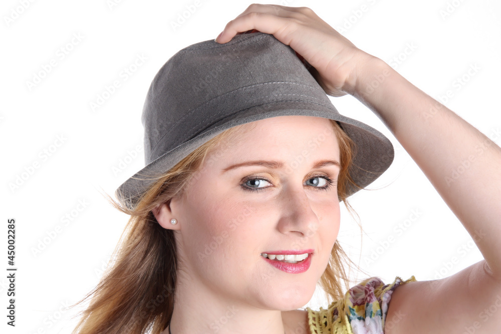 Girl with hat
