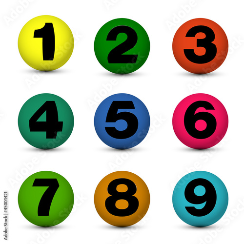 number balls © mdesignstudio