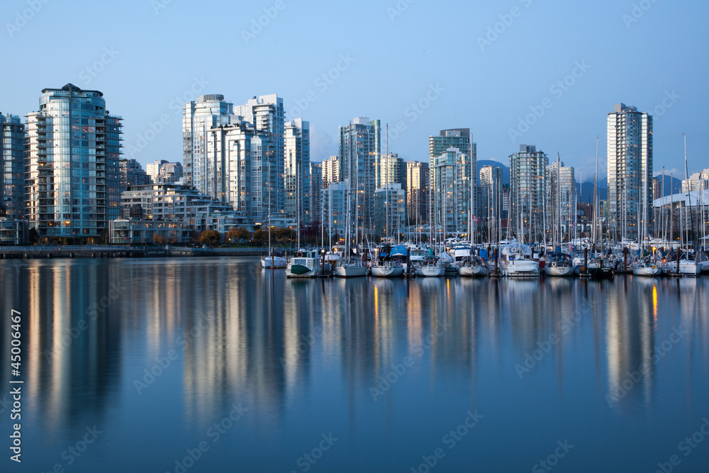 Incredible photo of Vancouver harbor, Vancouver, Canada