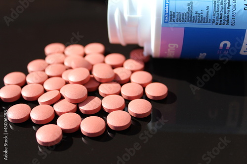 Vitamin tablets photo