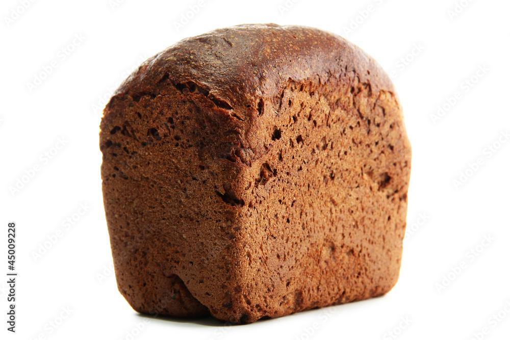 tasty rye bread, isolated on white tasty rye bread, isolated on white