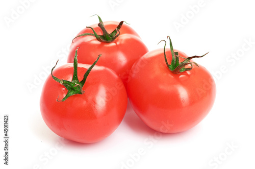 fresh Tomato isolated on a white background
