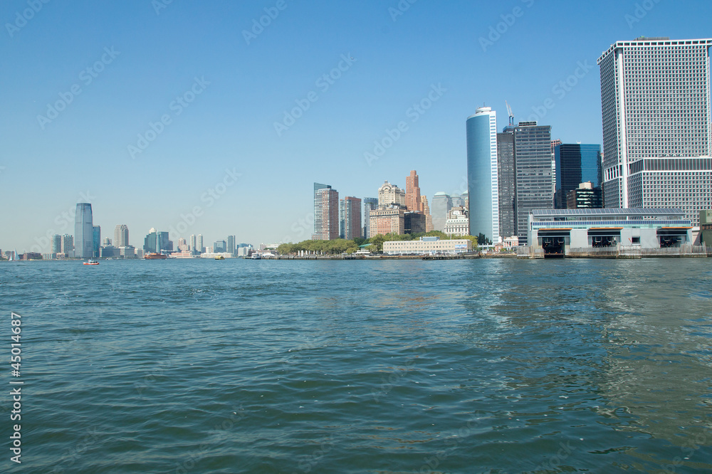 Obraz premium New York Downtown Financial District