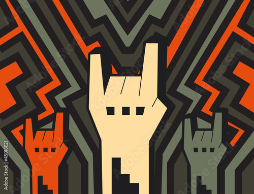 rock hands