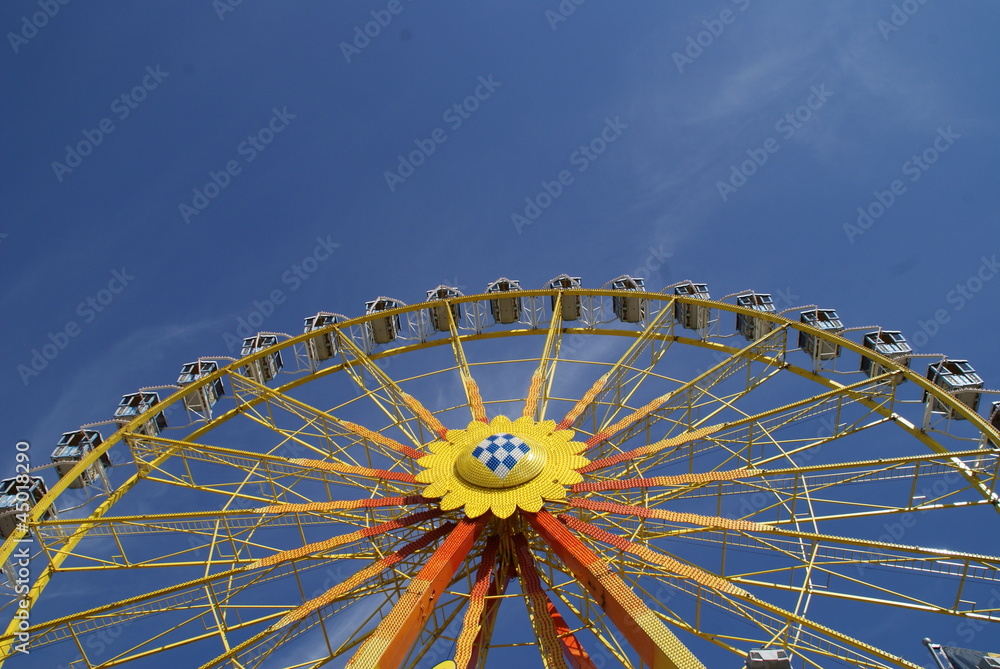 Riesenrad, Bayern , Oktoberfest, München, Fahrgeschäft Riesenrad, Bayern , Oktoberfest, München, Fahrgeschäft