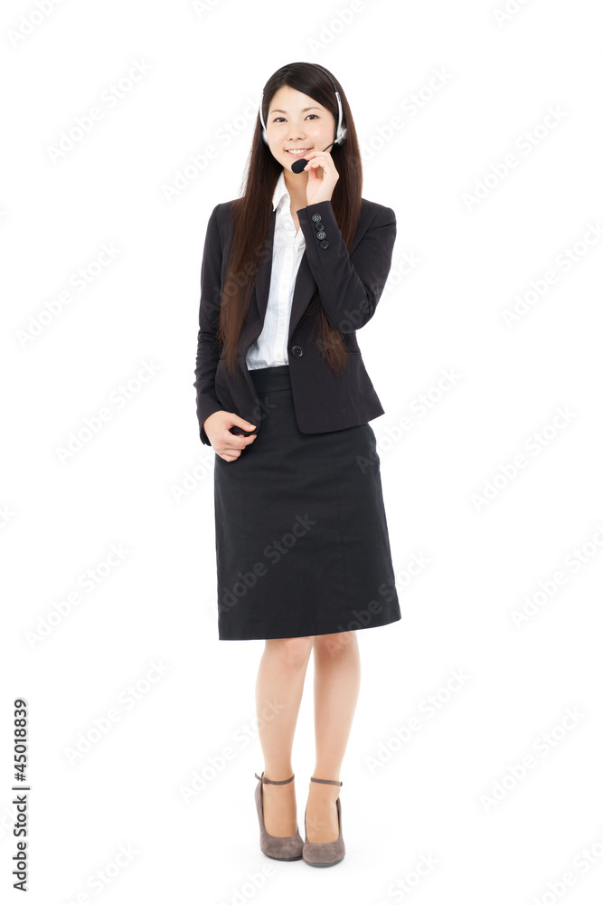 Beautiful business operator. Portrait of asian. Beautiful business operator. Portrait of asian.