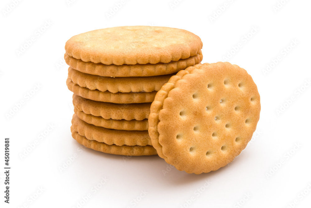 stacked sandwich biscuits with pink cream filling stacked sandwich biscuits with pink cream filling