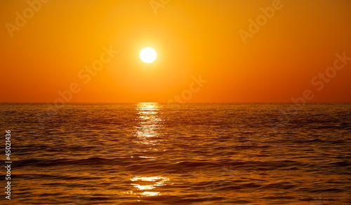 Deep Orange Sunset © Dave Massey