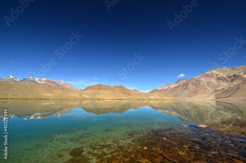 Mountain reflection on the lake