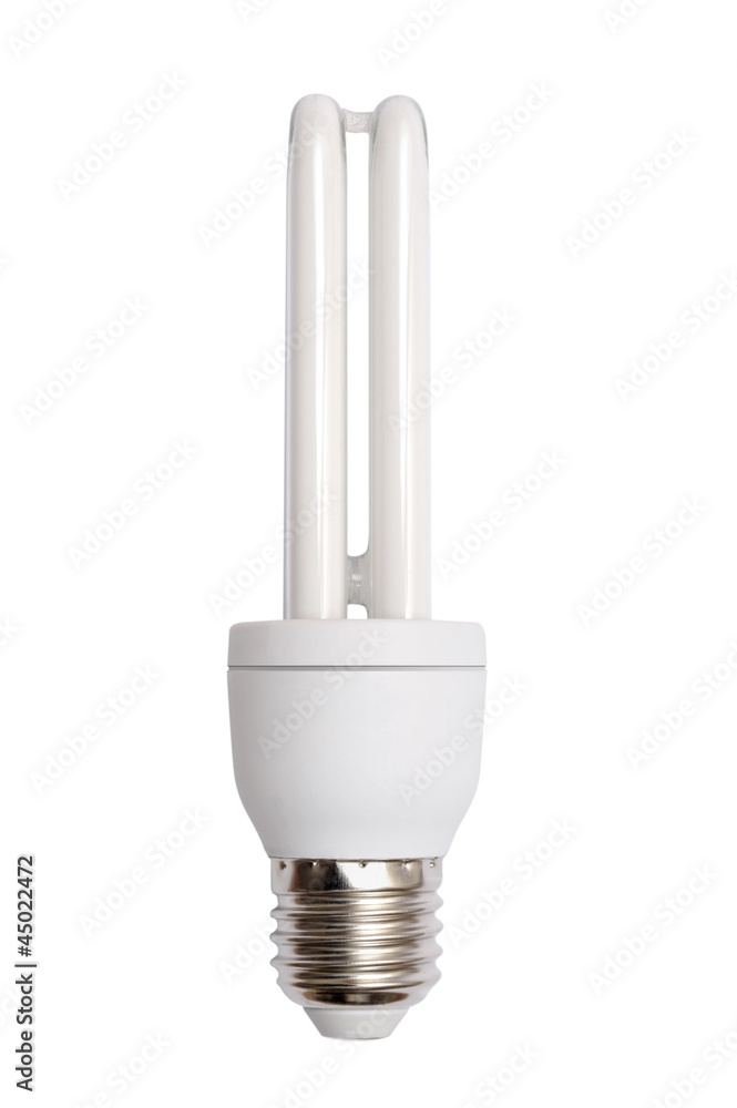 Energy saving bulb. Isolated image Energy saving bulb. Isolated image