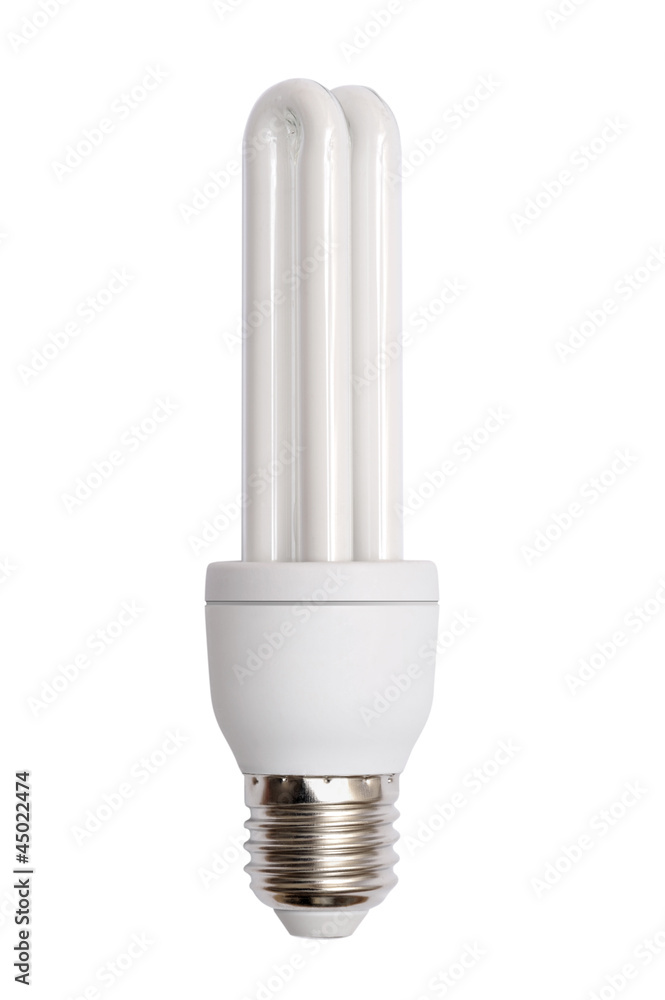 Energy saving bulb. Isolated image Energy saving bulb. Isolated image