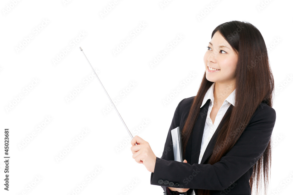 Beautiful business woman. Portrait of asian.