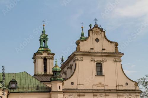 Cathedral in old town of Cracow