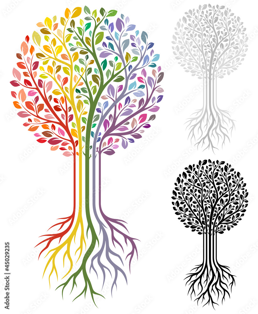 Obraz premium Vector tree