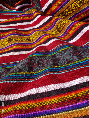 Traditioneller Peruanischer Stoff