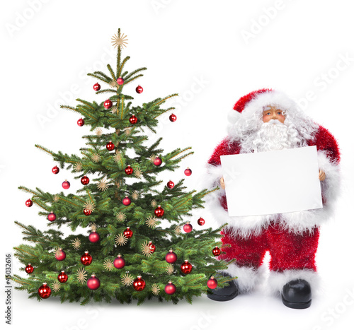 Weihnachtsbaum und Nikolaus