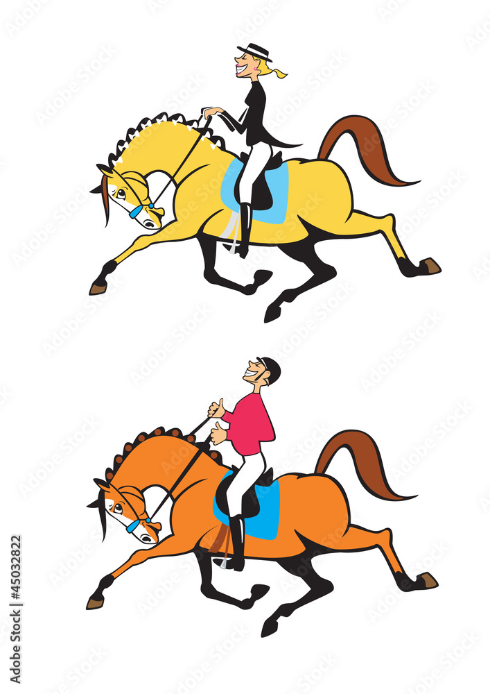 man and woman dressage riders man and woman dressage riders