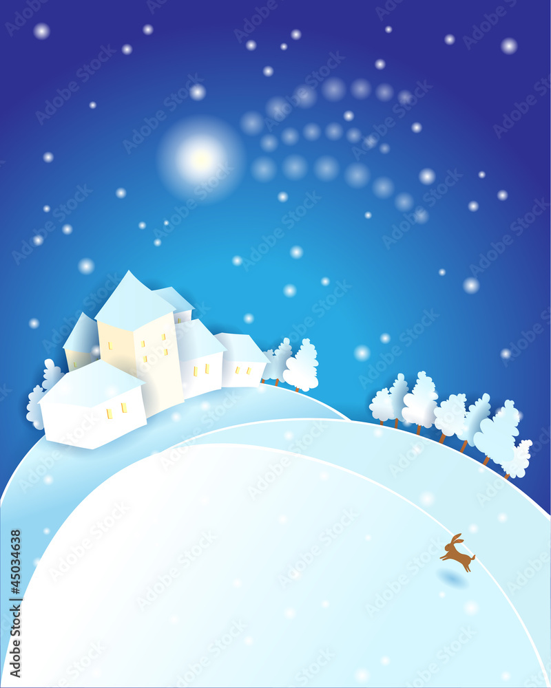 Naklejka premium Christmas Eve