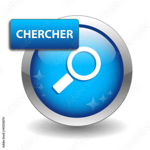 Bouton Web "CHERCHER" (rechercher trouver site internet ok go)