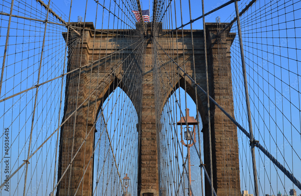 Naklejka premium Brooklyn Bridge