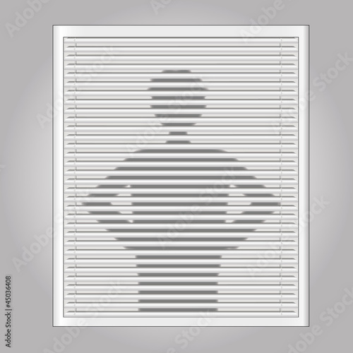 Shadow in the window