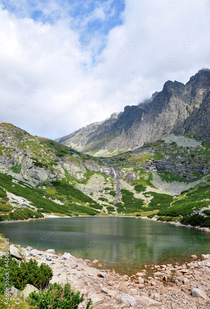 High Tatras, Velicke pleso - lake, Slovakia High Tatras, Velicke pleso - lake, Slovakia