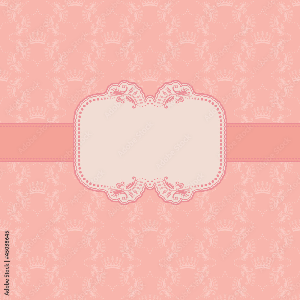 Template frame design for greeting card . Template frame design for greeting card .