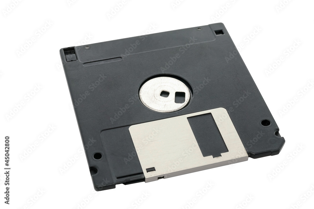 One diskette of black color.2 One diskette of black color.2