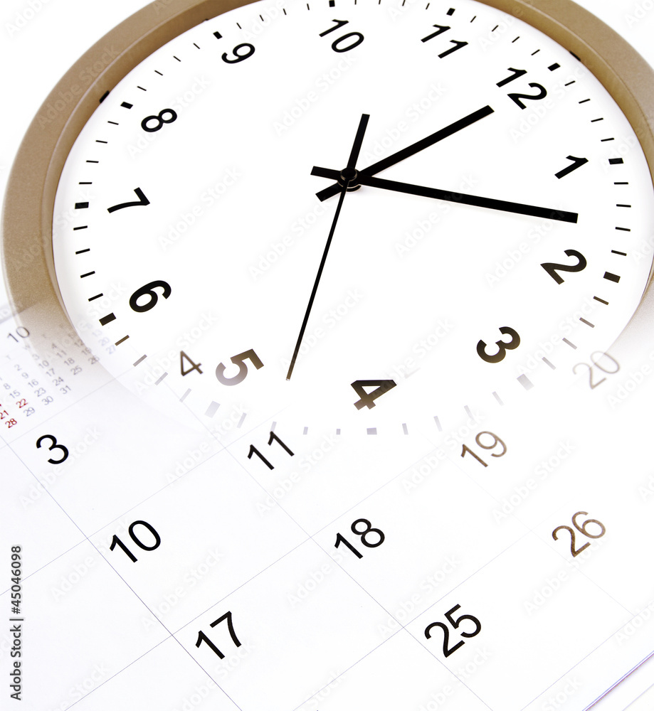 Clock and calendar Clock and calendar