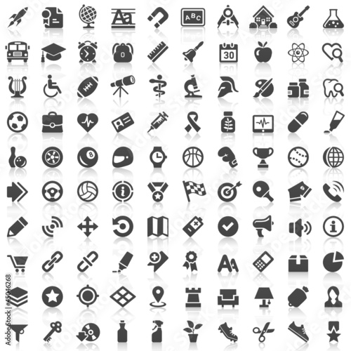 100 Website icons