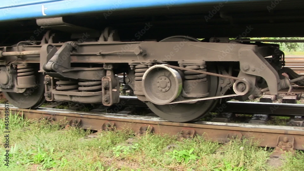 Lower part of the railway carriage. Panorama Lower part of the railway carriage. Panorama
