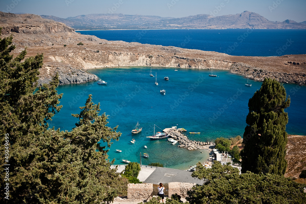 Greek islands - Rhodes, Lindos bay 