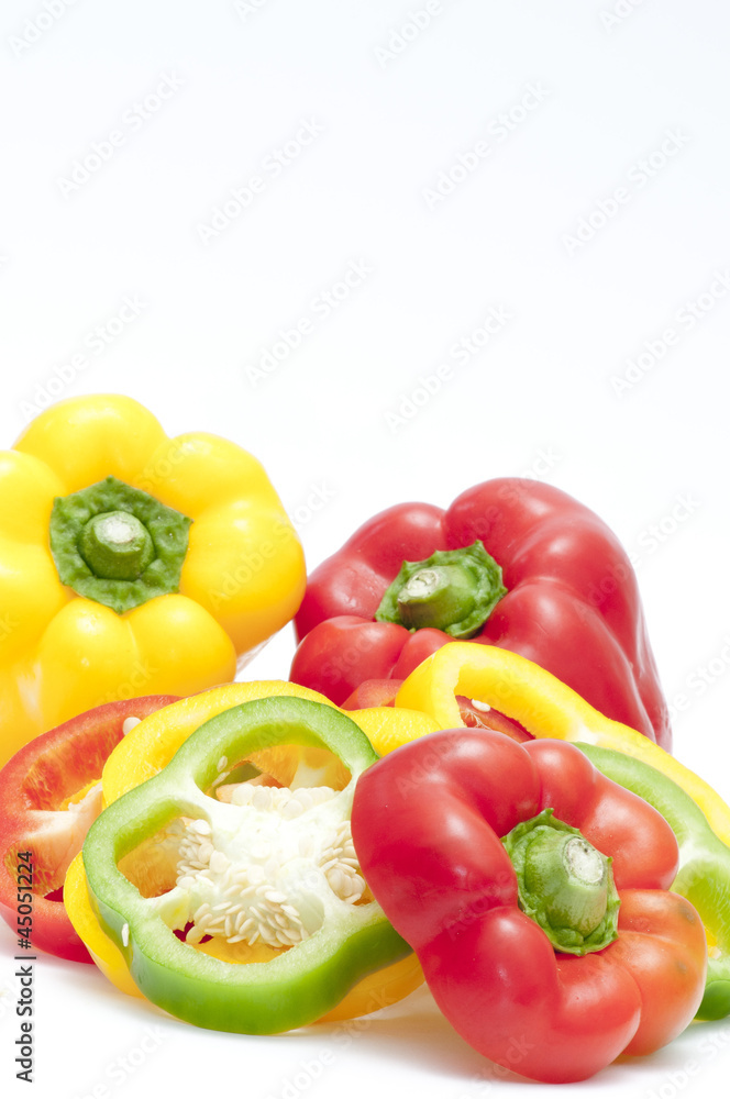 colored fresh pepper colored fresh pepper