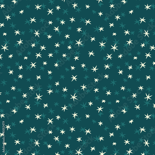 Simple snow seamless patter...