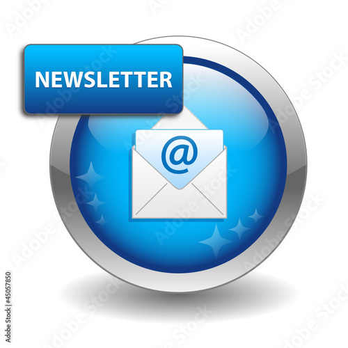 NEWSLETTER Web Button (customer services information marketing)