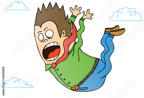 Freely falling from the sky