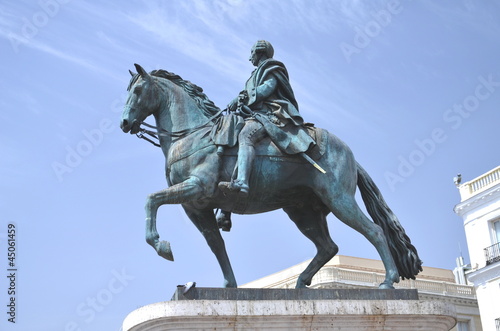Pomnik Karola III w Madrycie, Hiszpania photo