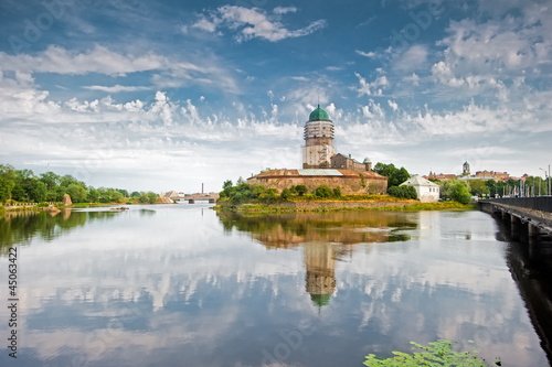 Vyborg Castle, built on a small island photo