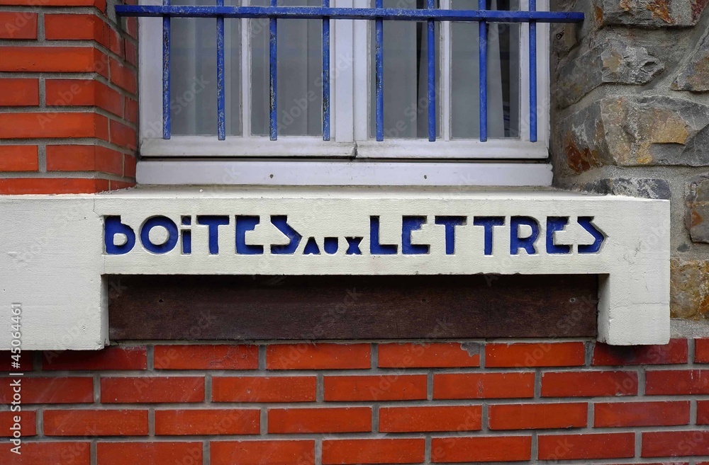 Obraz premium boîte aux lettres