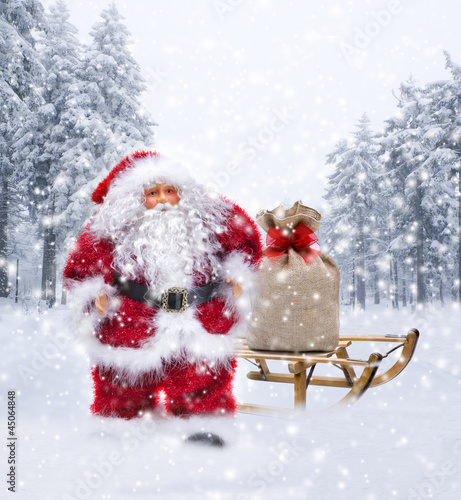 Nikolaus im Wald