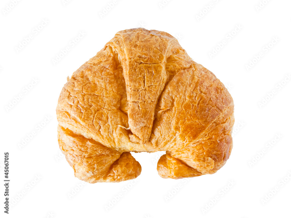 croissant over white background croissant over white background