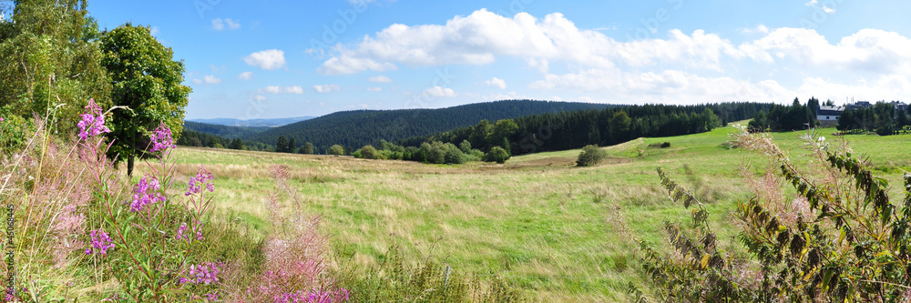 Panoramafoto Thüringer Wald
