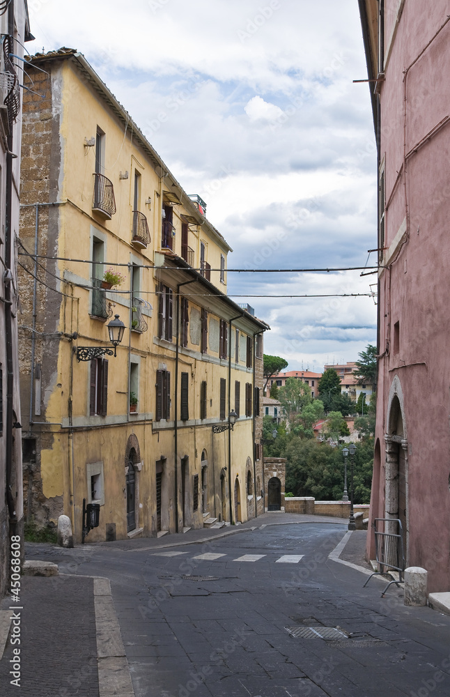 Alleyway. Civita Castellana. Lazio. Italy.