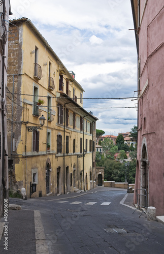 Fototapeta Naklejka Na Ścianę i Meble -  Alleyway. Civita Castellana. Lazio. Italy.