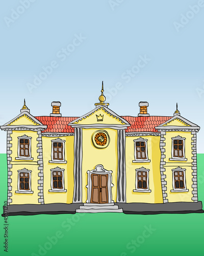 Royal palace vector