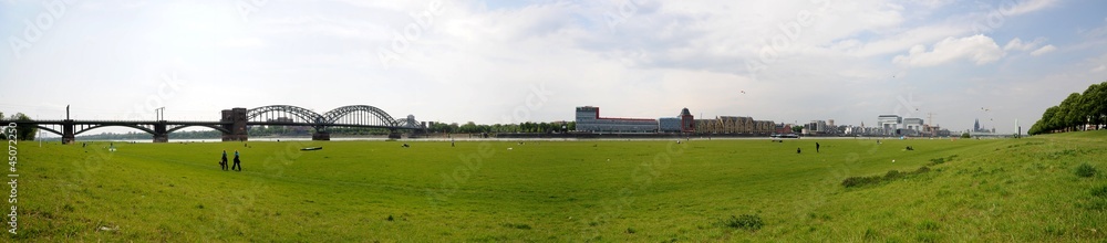 Köln, Poller Wiesen, Panorama Köln, Poller Wiesen, Panorama